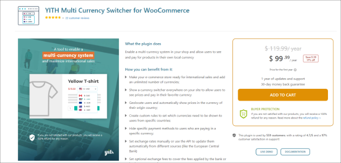 YITH multi currency switcher for WooCommerce YITH multi currency switcher for WooCommerce