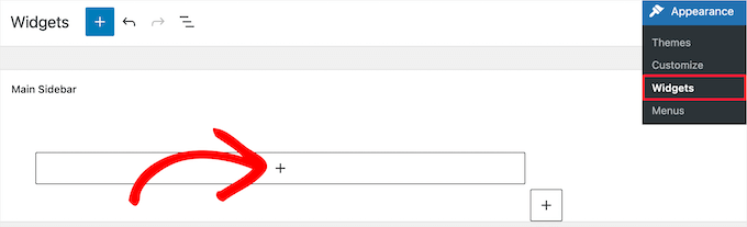 Adding a search block to any widget-ready area Adding a search block to any widget-ready area