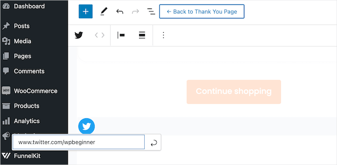 Adding social media links to a WooCommerce page Adding social media links to a WooCommerce page