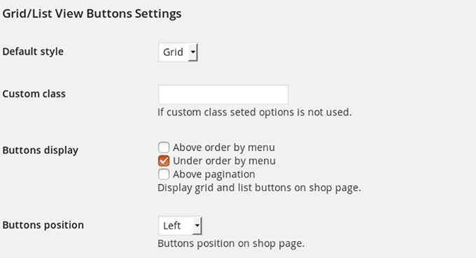 Choose grid/list buttons position Choose grid/list buttons position