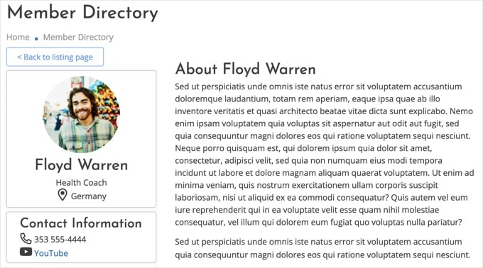 Przeglądanie Profilu Członka Przeglądanie Profilu Członka