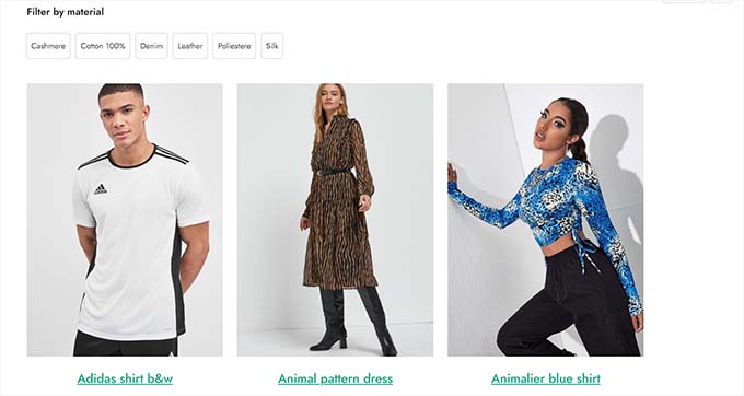 Prévia do filtro de atributo personalizado Prévia do filtro de atributo personalizado