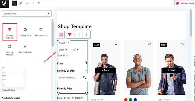 Product filtering in WooCommerce store Product filtering in WooCommerce store