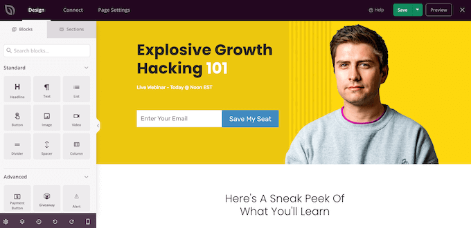 Webbplatspageskaparen SeedProd för WordPress