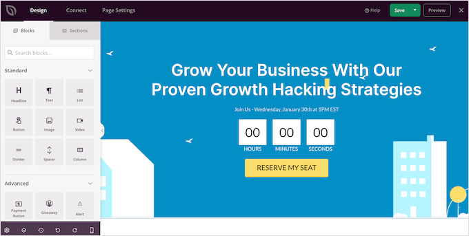 Adding countdown timer in SeedProd Adding countdown timer in SeedProd