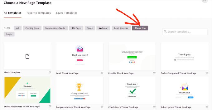 SeedProd's thank you templates SeedProd's thank you templates