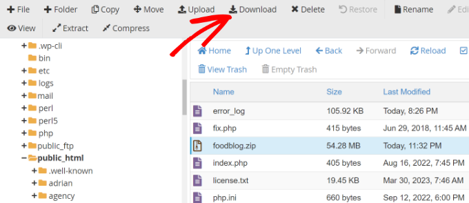 Download the compression file Download the compression file