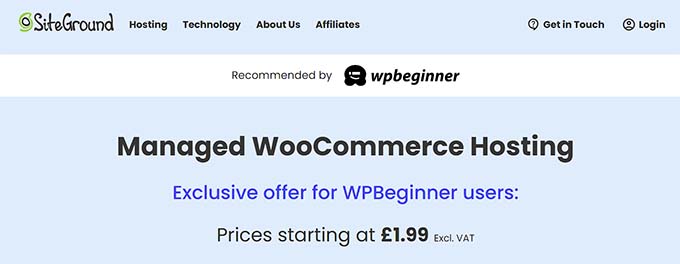 Hospedagem SiteGround WooCommerce Hospedagem SiteGround WooCommerce