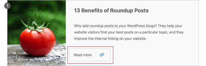 Once You Add a Link, a Read More Button Will Be Shown With the Post Once You Add a Link, a Read More Button Will Be Shown With the Post