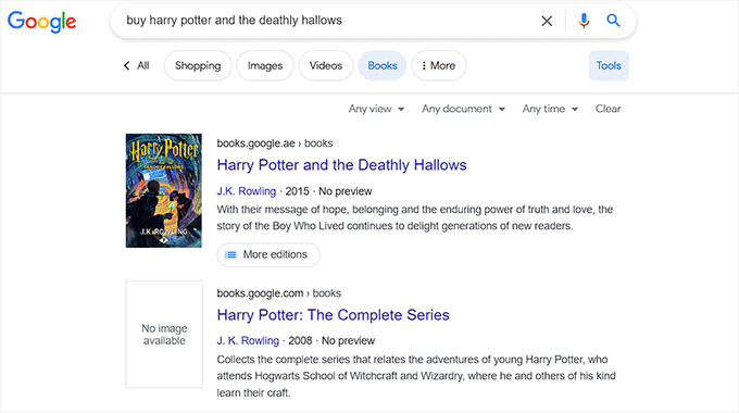 Vista previa de compra de libros