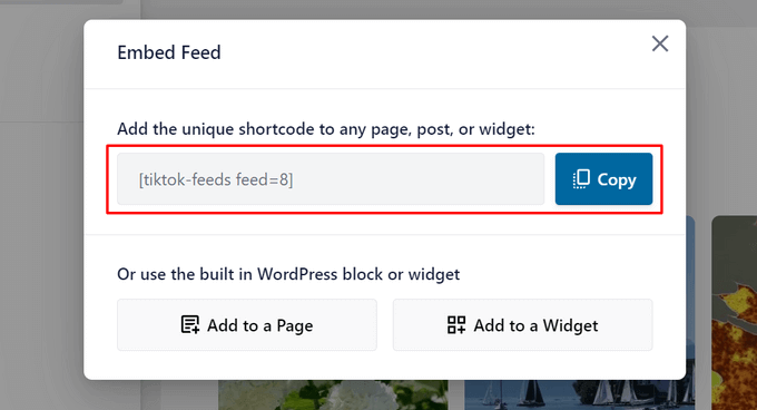 Kopiera kortkoden för ditt TikTok-flöde Kopiera kortkoden för ditt TikTok-flöde