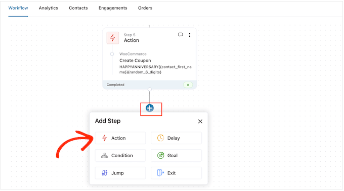 Lägga till en jubileumsåtgärd i en e-postsekvens med FunnelKit Lägga till en jubileumsåtgärd i en e-postsekvens med FunnelKit