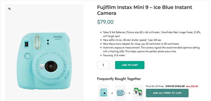 YITH よく一緒に購入される商品 プレビュー