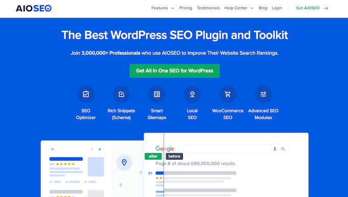 The All In One SEO (AIOSEO) WordPress plugin The All In One SEO (AIOSEO) WordPress plugin