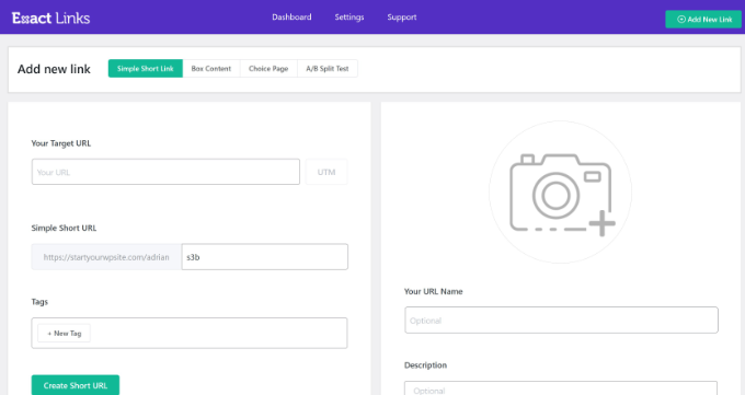 Exact links URL shortener Exact links URL shortener