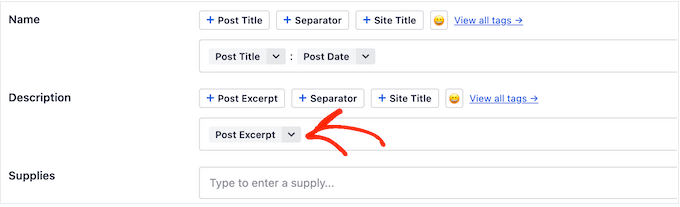 Automatically adding a post excerpt to a schema template Automatically adding a post excerpt to a schema template