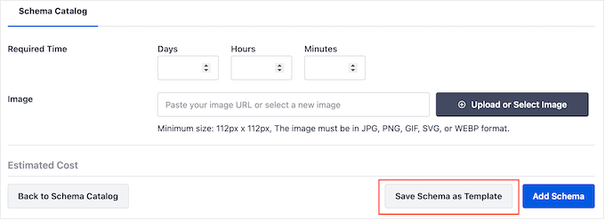 Saving a reusable schema template using AIOSEO Saving a reusable schema template using AIOSEO