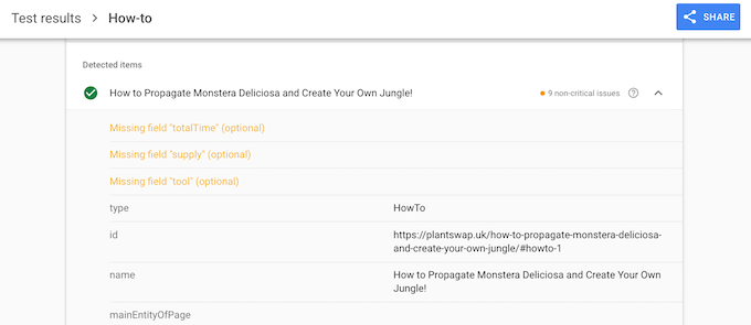 Testing your how to schema Testing your how to schema