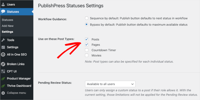 Creating a custom status for WordPress pages and posts Creating a custom status for WordPress pages and posts