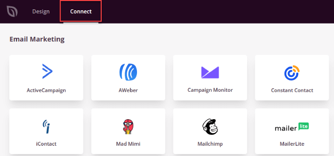 Integrações do SeedProd Integrações do SeedProd