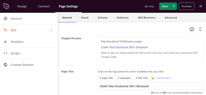 Optimizing your SEO using SeedProd Optimizing your SEO using SeedProd