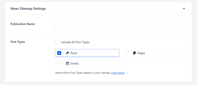 Skapa nyhetsschema med AIOSEO