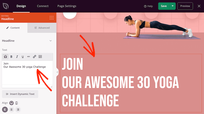 Adding custom messaging using a drag and drop editor Adding custom messaging using a drag and drop editor