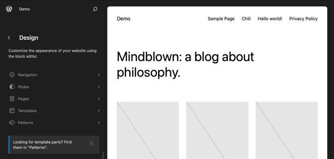 The WordPress Full Site Editor The WordPress Full Site Editor