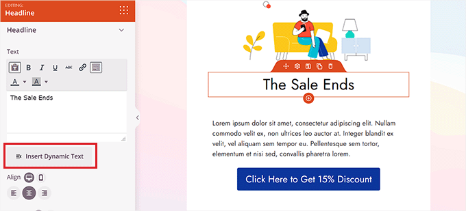 Inserting dynamic text using SeedProd Inserting dynamic text using SeedProd