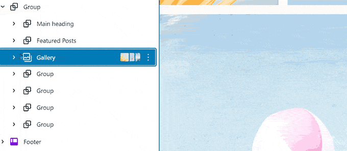 Pré-visualizações de imagem na Visualização de Lista