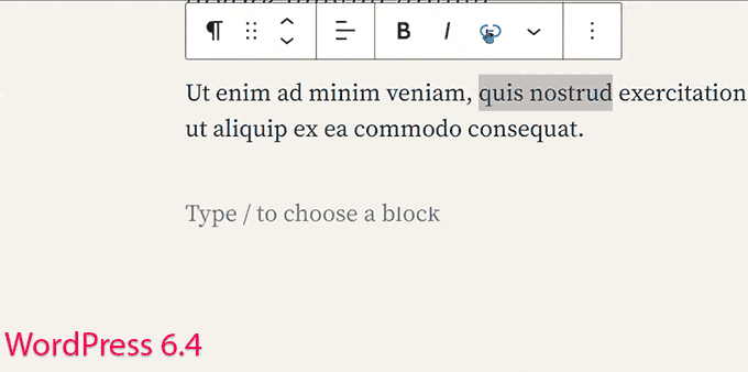 Abrir em nova aba no WordPress 6.4