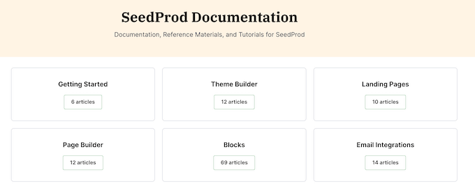 SeedProd's free online documentation SeedProd's free online documentation
