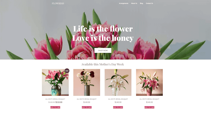An example of a complete website kit An example of a complete website kit