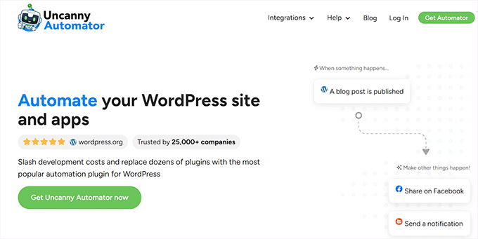 Uncanny Automator Uncanny Automator website