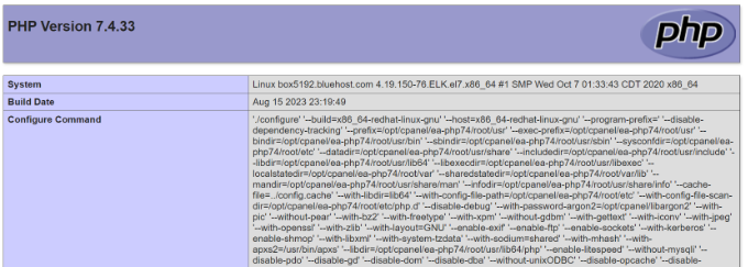 View php installation details View php installation details