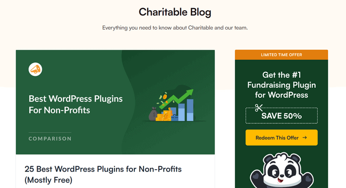The WP Charitable WordPress blog The WP Charitable WordPress blog
