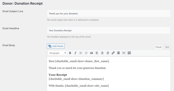 How to create personalized and dynamic emails using WP Charitable How to create personalized and dynamic emails using WP Charitable