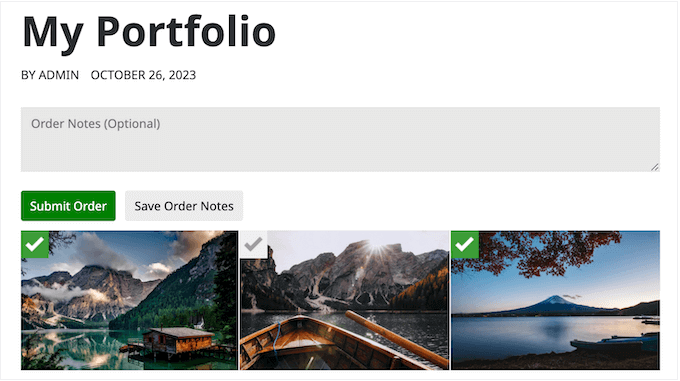 Hur man aktiverar klientgranskning för dina gallerier