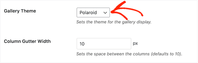 Välja olika stilar och teman för dina bilder