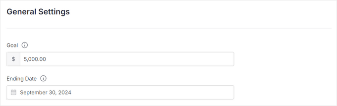 Adding an end date to a fundraising campaign Adding an end date to a fundraising campaign