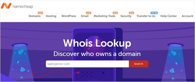 Namecheap WHOIS Lookup
