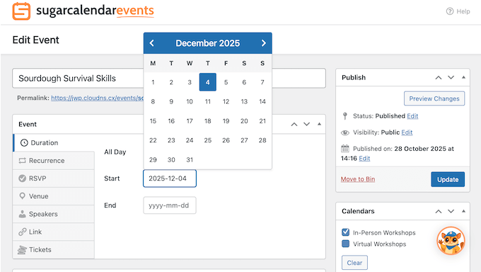 Creating webinars, seminars, workshops, and other events 