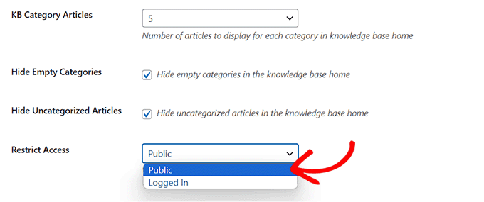 Restrict documentation access Restrict documentation access