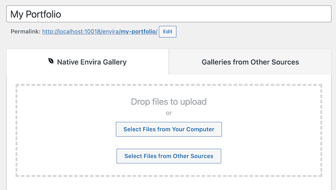 Lägga till bilder i ett WordPress-galleri