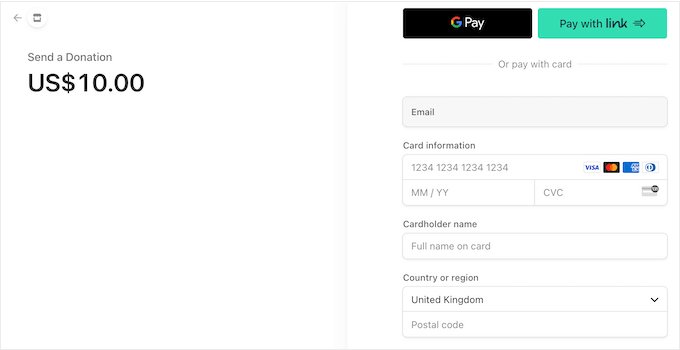 Redirecting visitors to the Stripe checkout Redirecting visitors to the Stripe checkout