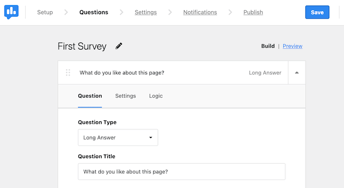 The user-friendly survey builder for WordPress The user-friendly survey builder for WordPress