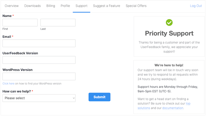 Getting professional support for UserFeedback Getting professional support for UserFeedback