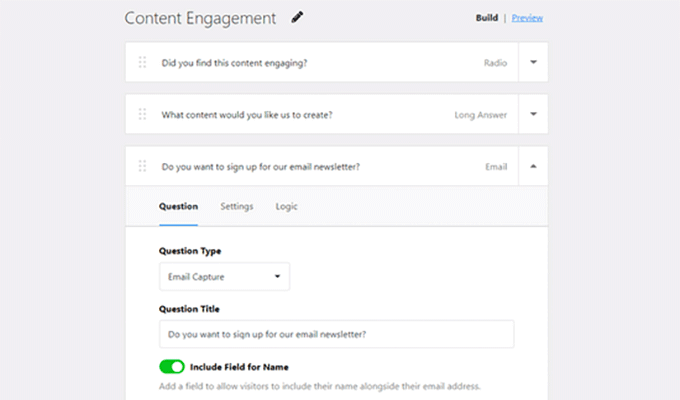 Userfeedback survey form builder Userfeedback survey form builder