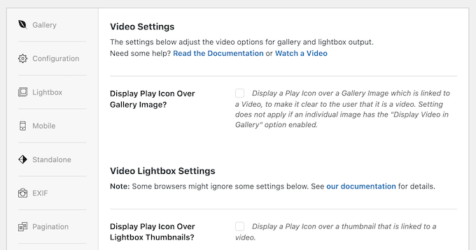 Lägga till ett videogalleri i WordPress