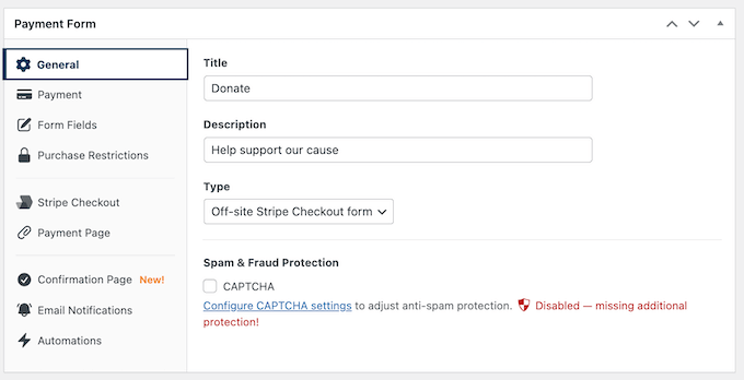 The drag and drop payment form builder The drag and drop payment form builder
